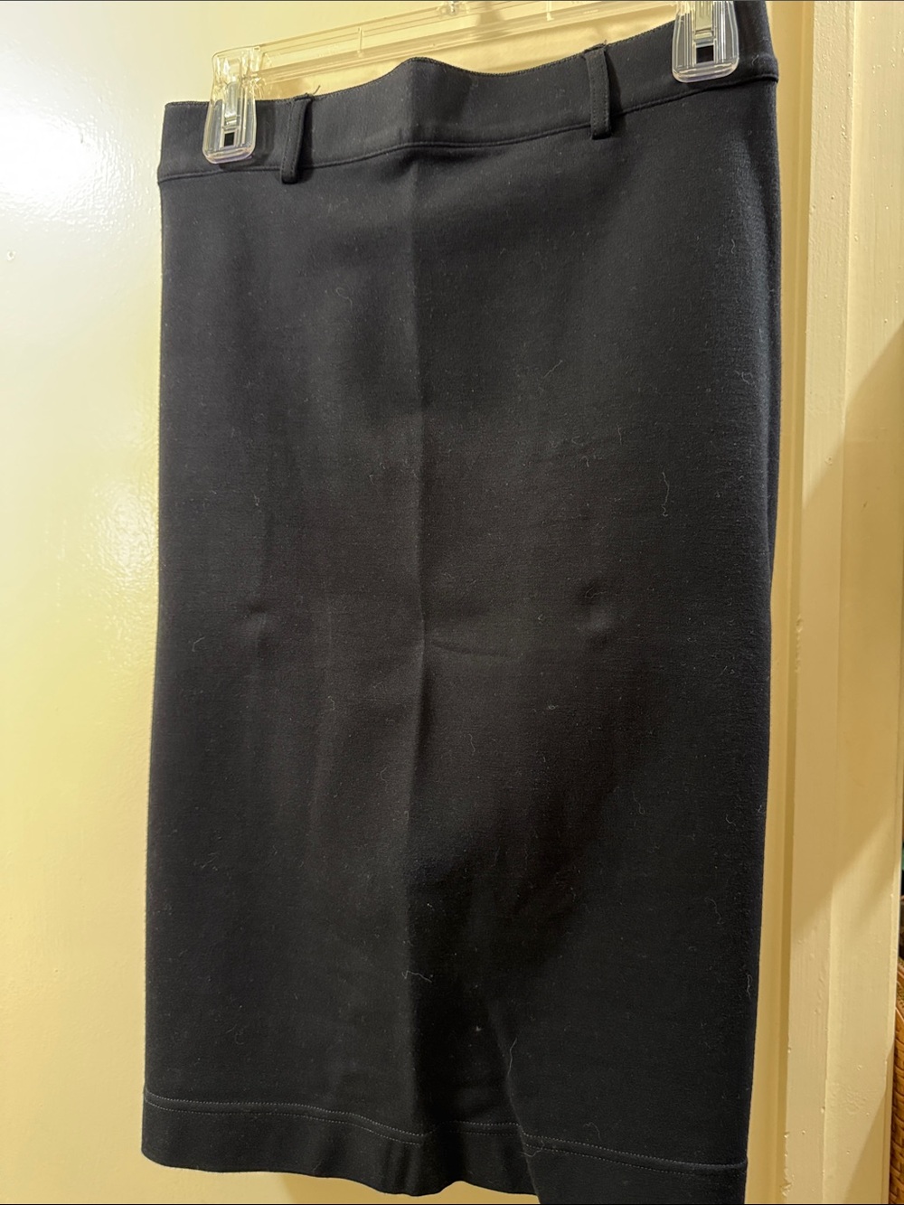 Victoria's Secret Black Pencil Skirt with Belt Loops
